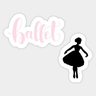 ballerina stickers Sticker
